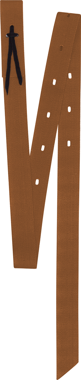 Weaver Nylon Latigo Tie Strap With Holes – 1 3/4 X 70, Brown, Western Saddles