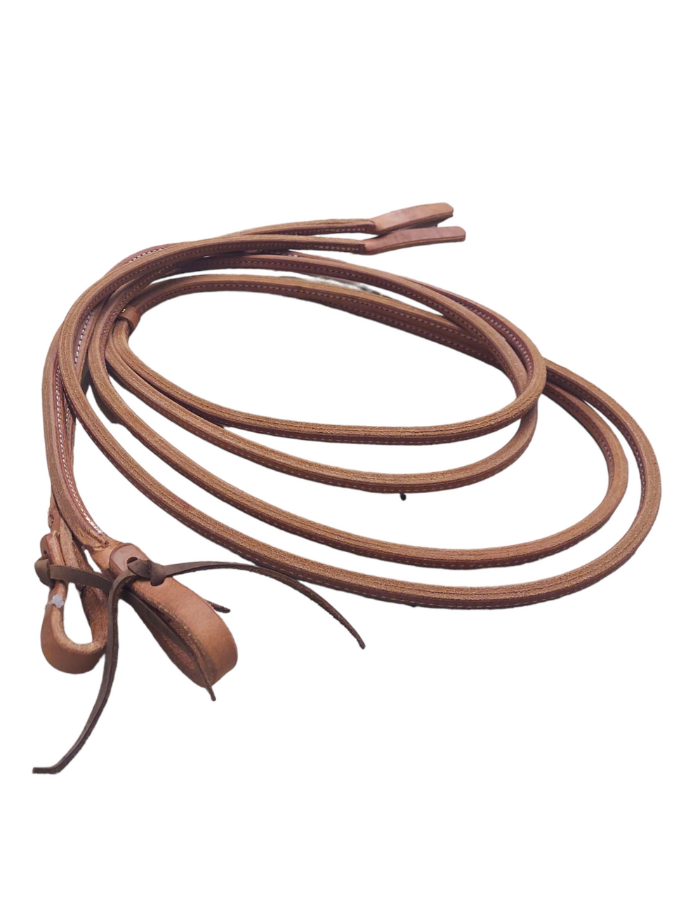 Berlin Leather Rolled Western Split Reins