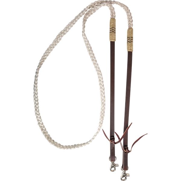 Cashel Flat Braided Roping Reins - Thumbnail 2