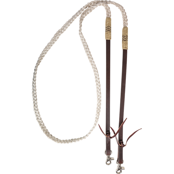 Cashel Company Braided Adjustable Flat Braid Rein (SA-RRBR)