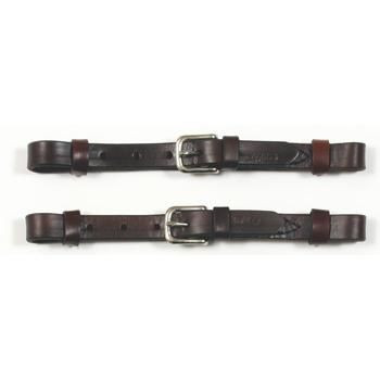 Circle Y 3/4" Breast Collar Tugs Dark Oil