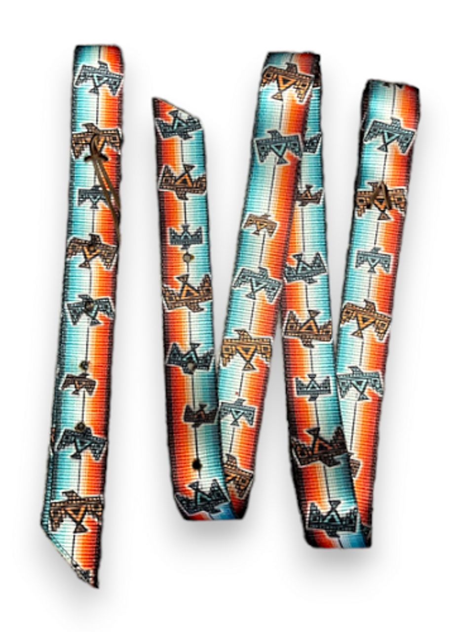 Schulz Equine Nylon Latigo and Off Billet Set - Western Prints