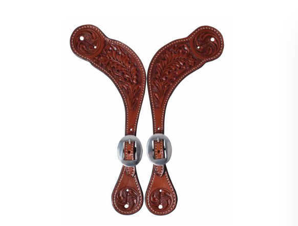 Professional's Choice Choco Rough Out Spur Straps main image 1