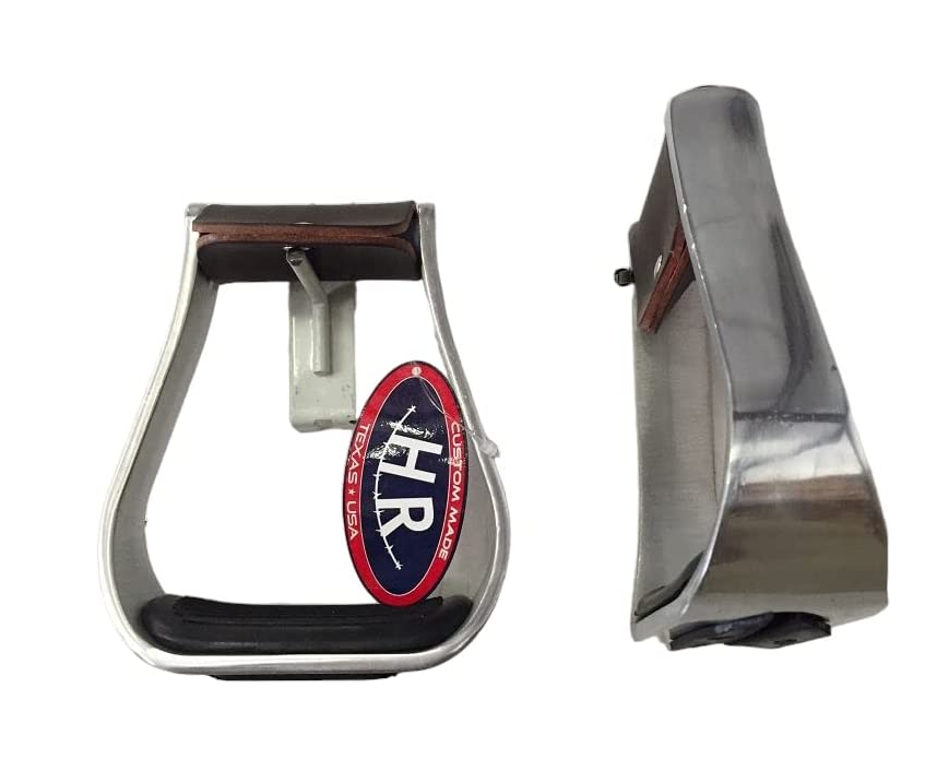 HR Saddlery 2" Aluminum Barrel Stirrups