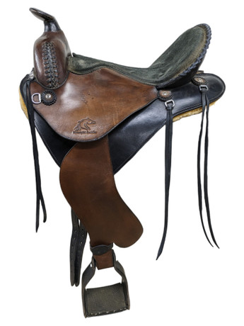 14.5 Inch Used Synergist Western Trail Saddle 825-7227