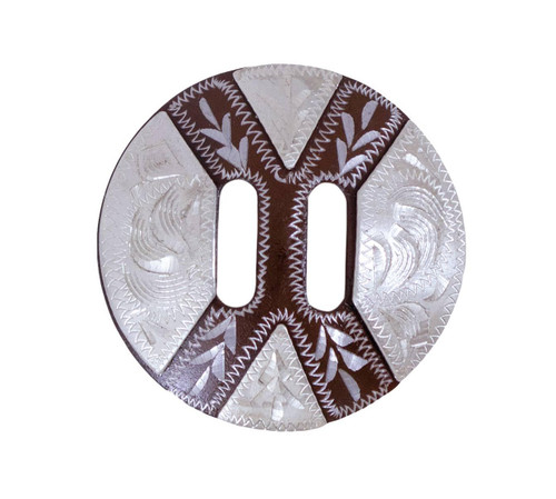 215712 Antiqued Concho Slotted 1 1/2