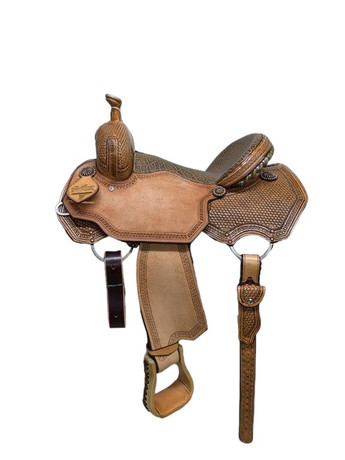 AA100-15 15 inch New Scott Thomas Western All Around Saddle