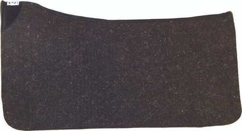 Diamond Wool Pad 1/2" Contoured Saddle Pad Liner – Western Wool Felt