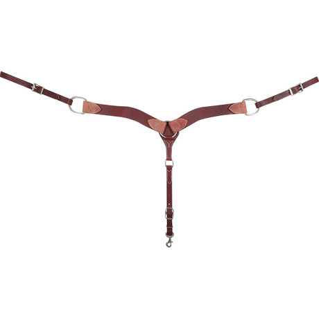 Cashel 2" Latigo Leather Smooth Out Western Breast Collar
