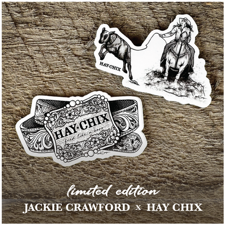 Hay Chix Rodeo Themed Sticker