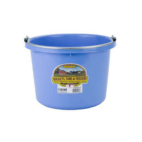 Little Giant Plastic Bucket 8 Quart Various Colors Little Giant Plastic Bucket 8 Quart Various Colors