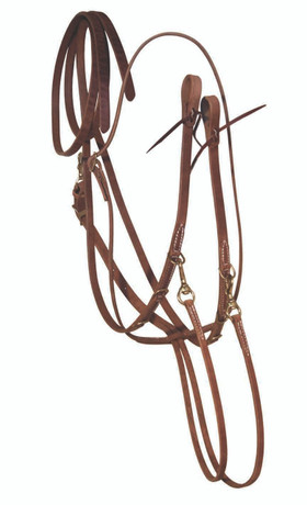 Berlin Custom Leather Hermann Oak German Martingale 5/8 x 8 Split Reins Berlin Custom Leather Hermann Oak German Martingale 5/8 x 8 Split Reins
