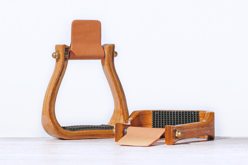 Nettles The Barrel Racer Premium Western Stirrup