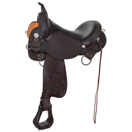 6870 New Circle Y High Horse Round Rock Western Trail Saddle