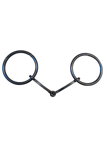 Jerry Beagley Braiding Company MITA Western Bit 5 inch Mouth Loose Ring Straight Snaffle Jerry Beagley Braiding Company MITA Western Bit 5 inch Mouth Loose Ring Straight Snaffle