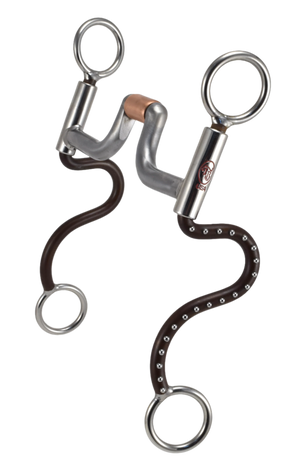 Tom Balding Long S Hinge Port Western Bit with Dots