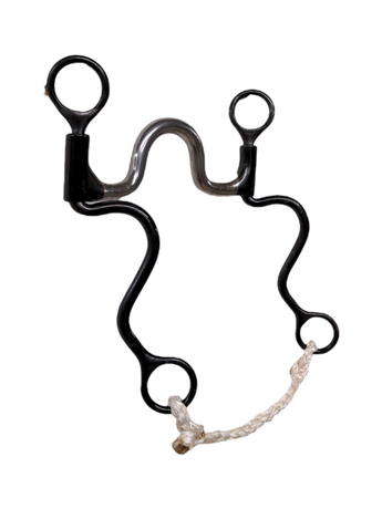 Dutton Bits Tall Wide Solid Ported Calvary Shank Bit 5'' Mouth Dutton Bits Tall Wide Solid Ported Calvary Shank Bit 5'' Mouth