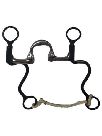 Dutton Bits Ported Correction Calvary Shank Bit 5'' Mouth Dutton Bits Ported Correction Calvary Shank Bit 5'' Mouth