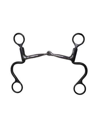 Dutton Bits 2 Piece Snaffle Smooth Bar Short Calvary Shank Bit 5'' Mouth Dutton Bits 2 Piece Snaffle Smooth Bar Short Calvary Shank Bit 5'' Mouth