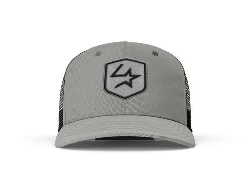 Lone Star Ropes Trucker Cap Light Gray/Black Lone Star Ropes Trucker Cap Light Gray/Black