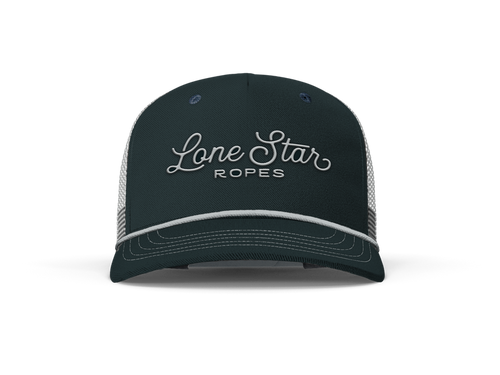 Lone Star Ropes Script Trucker Cap Blue/Gray Lone Star Ropes Script Trucker Cap Blue/Gray