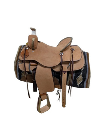 15'' New Scott Thomas Western Team Roping Saddle 14445 15'' New Scott Thomas Western Team Roping Saddle 14445