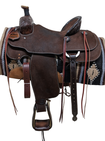 15.5'' New Loredo Western Roping Saddle 1-1147