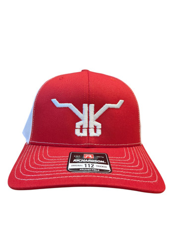 Rank Racks Red & White Hat 4-706