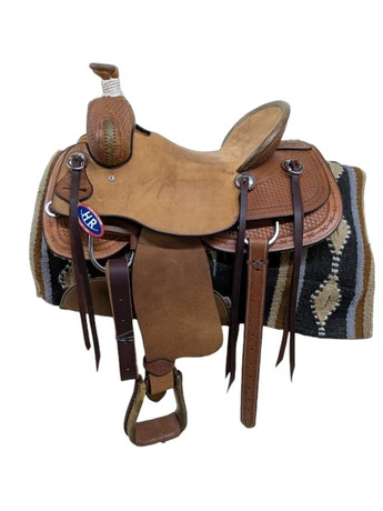 1-1277 15 inch New HR Saddlery Western Ranch Association Saddle 1-1277 15 inch New HR Saddlery Western Ranch Association Saddle
