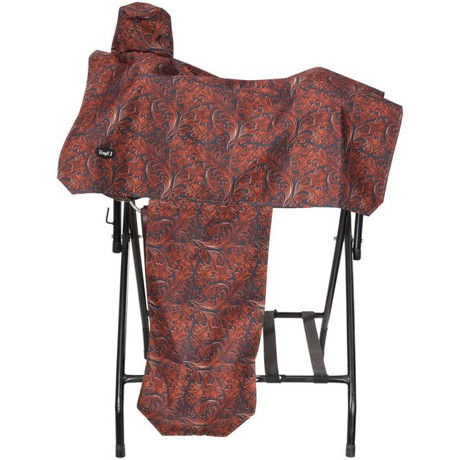 Tough1 Tooled Leather Print Western Total Saddle Cover Durable Protective 61-7906-772-0 Tough1 Tooled Leather Print Western Total Saddle Cover Durable Protective 61-7906-772-0