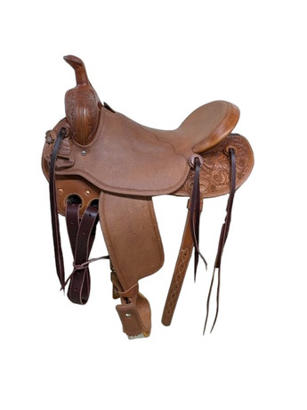 A120-625 16.5 inch New McCall Mclite Western All Around Saddle Wide Tree