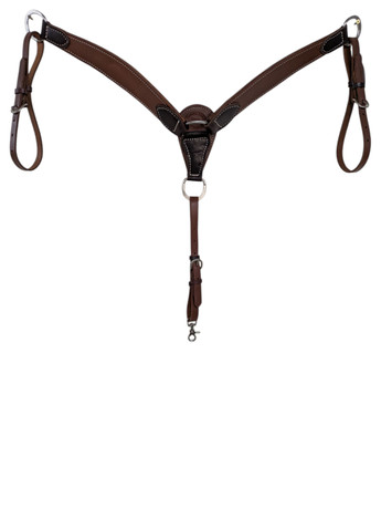 HR Saddlery 2 1/2" Breast Collar Plain Leather 6016-04