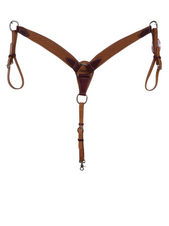 HR Saddlery 2 1/2" Breast Collar Hamley Stamp Hot Oil 6016-HM-01 HR Saddlery 2 1/2" Breast Collar Hamley Stamp Hot Oil 6016-HM-01