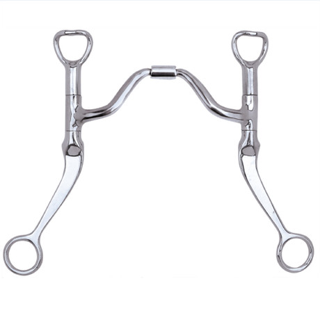 Myler Flat Shank Wide Ported Barrel Bit MB 16PB, 5'' Mouthpiece Myler Flat Shank Wide Ported Barrel Bit MB 16PB, 5'' Mouthpiece