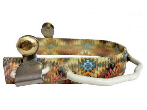 Showman Ladies Southwest Stainless Steel Western Bumper Spur PC-05