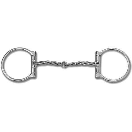 Myler Western Dee Twisted Single Joint Snaffle MB 09T, 5'' Mouthpiece Myler Western Dee Twisted Single Joint Snaffle MB 09T, 5'' Mouthpiece