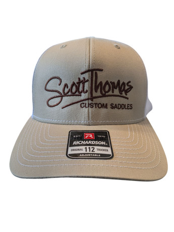 Stylish Scott Thomas cap in khaki and white with premium embroidery — perfect for Western style and everyday wear. Stylish Scott Thomas cap in khaki and white with premium embroidery — perfect for Western style and everyday wear.