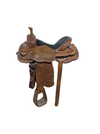 15 Inch Used Cactus Western Roping Saddle 1024-10713