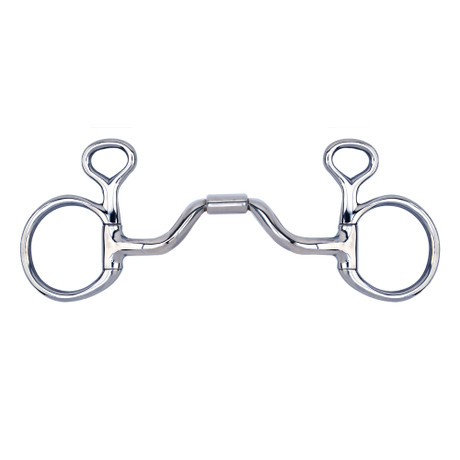 Myler Medium Baucher with Low Medium Wide Ported Barrel MB 33, 5'' Mouthpiece Myler Medium Baucher with Low Medium Wide Ported Barrel MB 33, 5'' Mouthpiece