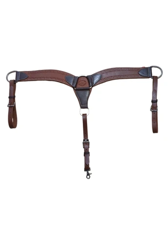 HR Saddlery 3 3/4" Breast Collar Running W Hot Oil 6041-RW