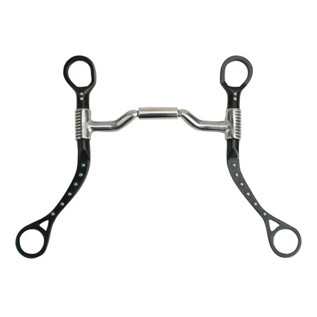 Myler MBB Black Steel Flat Shank with Mullen Forward Tilted Port MB 36, 5'' Mouthpiece Myler MBB Black Steel Flat Shank with Mullen Forward Tilted Port MB 36, 5'' Mouthpiece