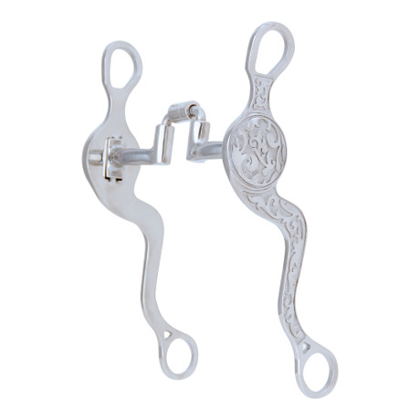 Myler Embossed Seven Shank Correctional Medium Ported Barrel MB 27PB MP, 5'' Mouthpiece Myler Embossed Seven Shank Correctional Medium Ported Barrel MB 27PB MP, 5'' Mouthpiece