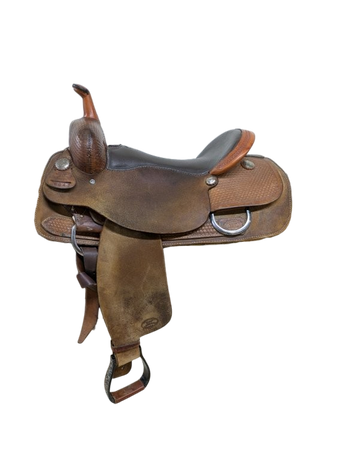 16.5 Inch Used Billy Cook Classic Cutter Western Saddle 1032-10861 16.5 Inch Used Billy Cook Classic Cutter Western Saddle 1032-10861