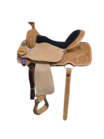 1-1285 16 inch HR Saddlery Western All Around Saddle