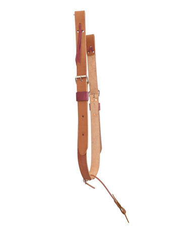 HR Saddlery 1.75" Single Ply Back Cinch Set with Rear Billets – Natural  Leather 6101-01