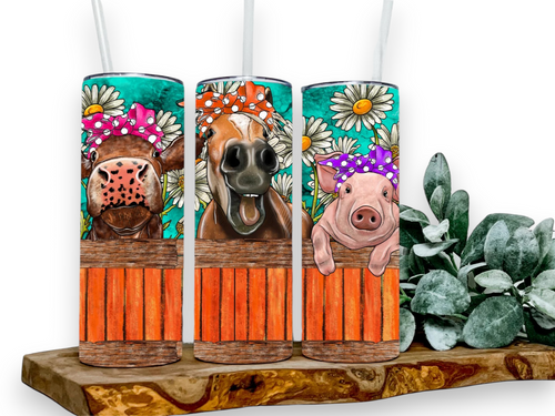 Dark Horse Dream Designs Tumbler with Straw 20 oz.