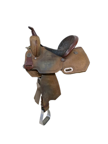 12.5 Inch Used Circle Y Lindale Western Barrel Saddle Wide Tree 3-10960