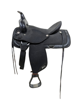 15.5 Inch Used Abetta Western Trail Saddle 513-10980