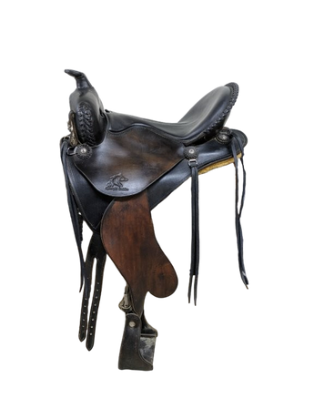 15 Inch Used Synergist Western Trail Saddle 1051-11082