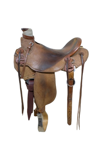 2-1368 16 inch Used McCall Saddlery Western Lady Wade Trail Saddle